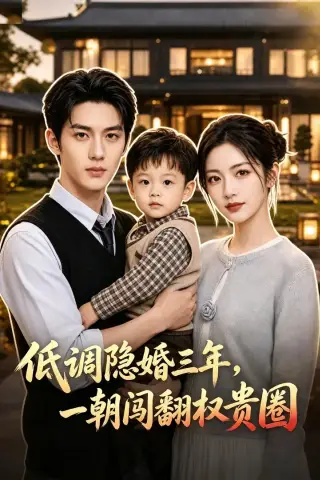 《低调隐婚三年，一朝闯翻权贵圈（34集）（夸克网盘）》短剧封面