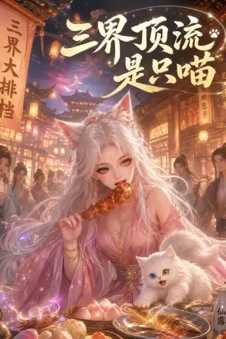 《三界顶流是只喵（50集）（夸克网盘）》短剧封面