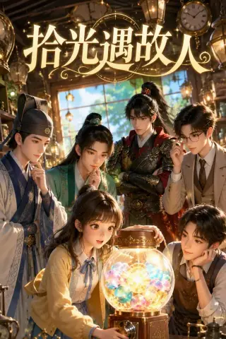 《拾光遇故人（45集）AI短剧 (2026)》短剧封面