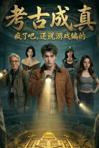 《考古成真疯了吧，还说游戏编的（73集）AI短剧 (2026)》短剧封面