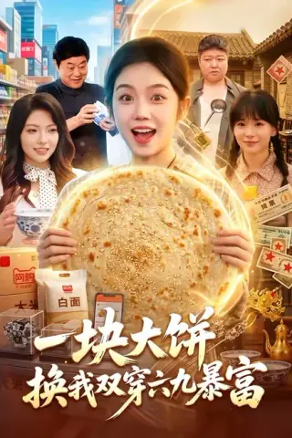《一块大饼，换我双穿六九暴富（90集）攸灵&江路祺 (2026)》短剧封面
