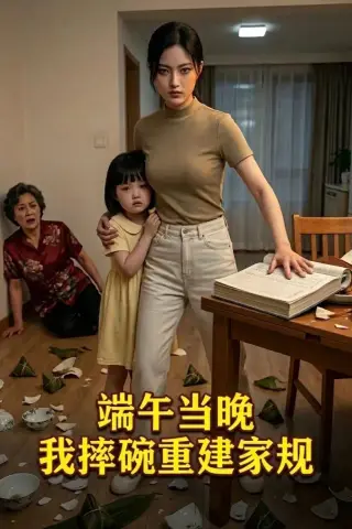 《端午当晚，我摔碗重建家规（55集）AI短剧（夸克网盘）》短剧封面