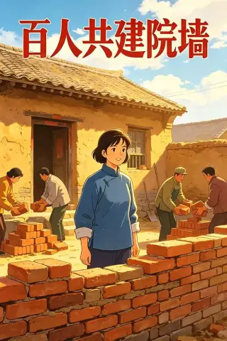 《百人共建院墙（64集）动漫（夸克网盘）》短剧封面