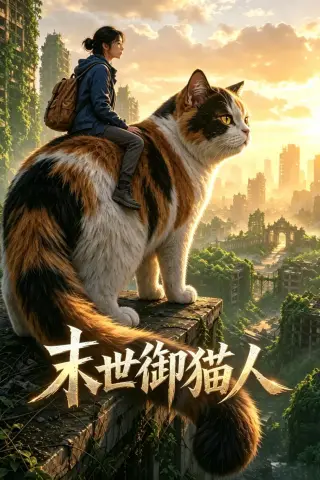 《末世御猫人（17集）AI短剧 (2026)》短剧封面