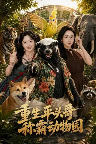 《重生平头哥，称霸动物园（59集）祎一＆张环（夸克网盘）》短剧封面