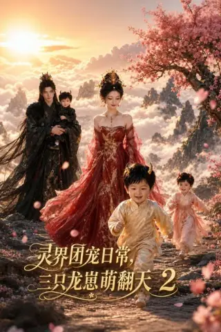 《灵界团宠日常，三只龙崽萌翻天2（85集）（百度网盘）》短剧封面
