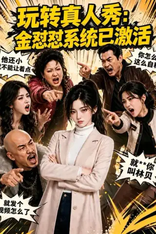 《玩转真人秀：金怼怼系统已激活（64集）（夸克网盘）》短剧封面