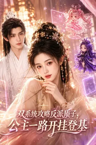 《双系统攻略反派质子，公主一路开挂登基（90集）AI短剧 (2026)》短剧封面