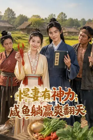 《悍妻有神力，咸鱼躺赢赢翻天（69集）AI短剧（夸克网盘）》短剧封面