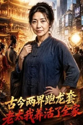 《古今两界跑龙套，老太我养活了全家（118集）Ai短剧（百度网盘）》短剧封面