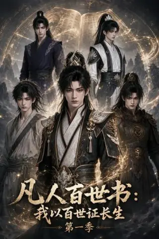《凡人百世书：我以百世证长生第一季（111集）（夸克网盘）》短剧封面
