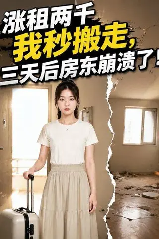 《涨租两千我秒搬走，三天后房东崩溃了！（43集）Ai短剧（百度网盘）》短剧封面