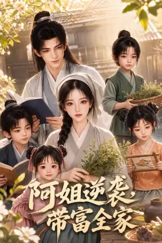 《阿姐逆袭，带富全家（101集）（夸克网盘）》短剧封面
