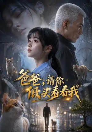 《爸爸，请你低头看看我（80集）（夸克网盘）》短剧封面