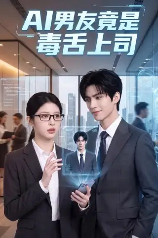 《AI男友竟是毒舌上司（50集）（夸克网盘）》短剧封面