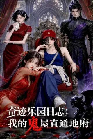 《奇迹乐园日志：我的鬼屋直通地府（76集）（夸克网盘）》短剧封面