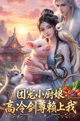 《团宠小厨娘：高冷剑尊赖上我（40集）（夸克网盘）》短剧封面