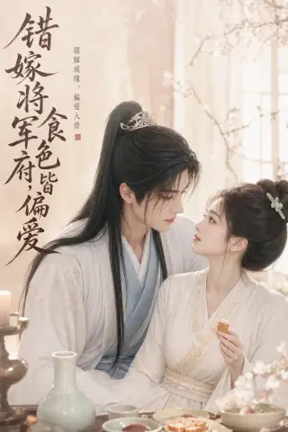《错嫁将军府，食色皆偏爱（37集）（夸克网盘）》短剧封面