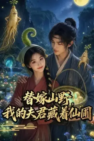 《替嫁山野，我的夫君藏着仙圃（45集）AI短剧 (2026)》短剧封面