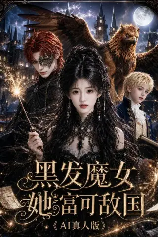 《黑发魔女她富可敌国AI真人版（67集）（夸克网盘）》短剧封面