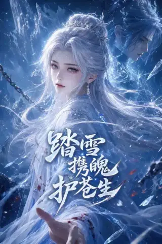 《踏雪携魄护苍生（73集）（夸克网盘）》短剧封面