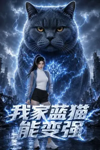《我家蓝猫能变强（38集）（夸克网盘）》短剧封面