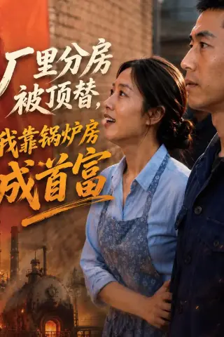 《厂里分房被顶替，我靠锅炉房成首富（40集）AI短剧（夸克网盘）》短剧封面