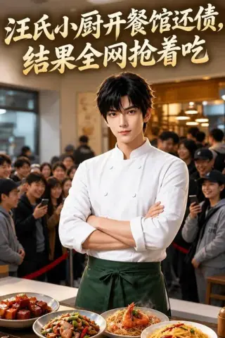 《汪氏小厨开餐馆还债，结果全网抢着吃（732集）AI短剧 (2026)》短剧封面