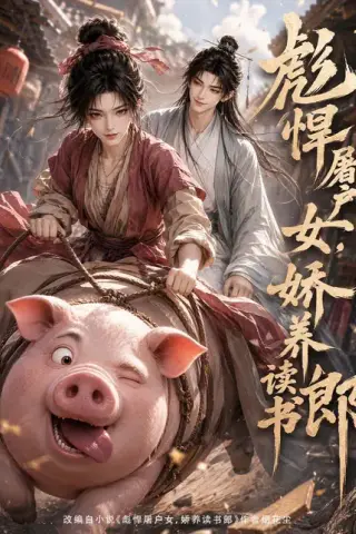 《彪悍屠户女，娇养读书郎（105集）（夸克网盘）》短剧封面