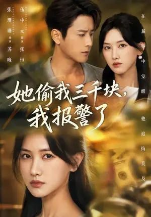《她偷我三千块,我报警了(70集)张珊珊&伍中元(夸克网盘)》短剧封面