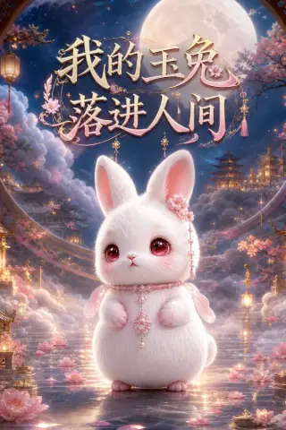 《我的玉兔落进人间（102集）（夸克网盘）》短剧封面