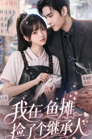 《我在鱼摊捡了个继承人（94集）（夸克网盘）》短剧封面
