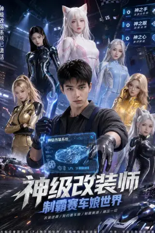 《神级改装师制霸赛车娘世界（70集）AI短剧（夸克网盘）》短剧封面