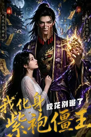 《我化身紫袍僵王，校花别追了！（90集）（夸克网盘）》短剧封面