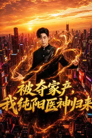 《被夺家产，我纯阳医神归来（80集）俊亦＆李颂慈（夸克网盘）》短剧封面