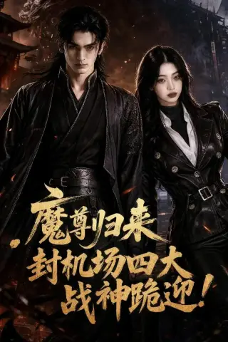 《魔尊归来，封机场四大战神跪迎！（65集）AI短剧（夸克网盘）》短剧封面