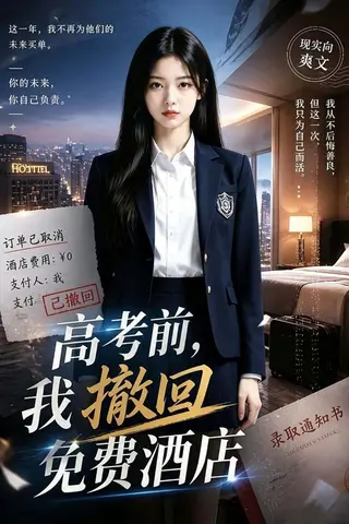 《高考前，我撤回免费酒店（33集）Ai短剧（百度网盘）》短剧封面