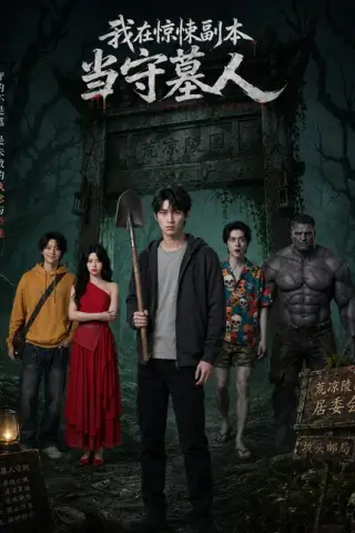 《我在惊悚副本当守墓人（47集）AI短剧（百度网盘）》短剧封面