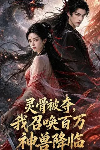 《灵骨被夺，我召唤百万神兽降临！（77集）（夸克网盘）》短剧封面
