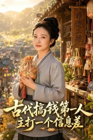 《古代搞钱第一人主打一个信息差（72集）（夸克网盘）》短剧封面