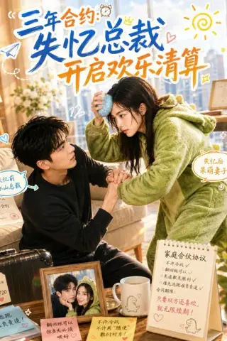 《三年合约：失忆总裁开启欢乐清算（53集）（夸克网盘）》短剧封面