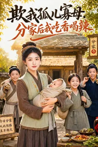 《欺我孤儿寡母，分家后我吃香喝辣（80集）AI短剧（百度网盘）》短剧封面