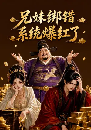 《兄妹绑错系统爆红了（53集）（夸克网盘）》短剧封面