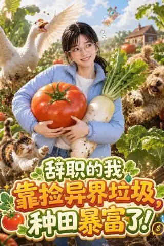 《辞职的我靠捡异界垃圾，种田暴富了！（116集）（夸克网盘）》短剧封面