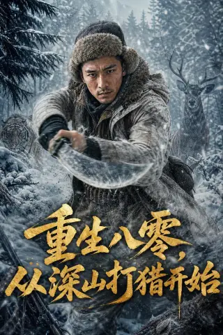 《重生八零，从深山打猎开始（58集）AI短剧（夸克网盘）》短剧封面