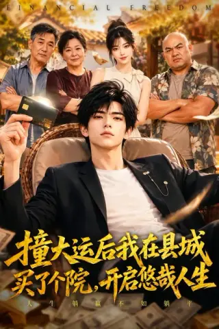 《撞大运后我在县城买了个院，开启悠哉人生（95集）（夸克网盘）》短剧封面