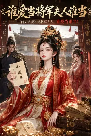 《谁爱当将军夫人谁当（30集）AI短剧 (2026)》短剧封面