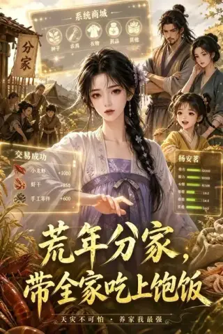 《荒年分家，带全家吃上饱饭（65集）（夸克网盘）》短剧封面