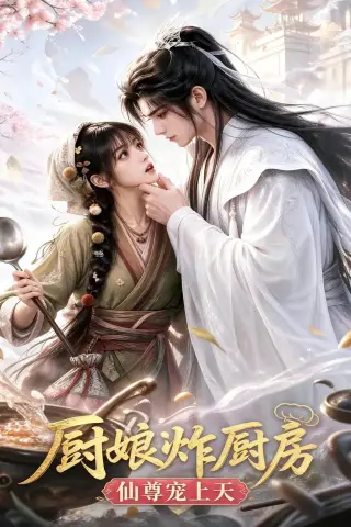 《厨娘炸厨房，仙尊宠上天（34集）（夸克网盘）》短剧封面