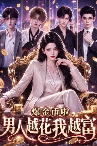 《爆金币啦，男人越花我越富（73集）（夸克网盘）》短剧封面